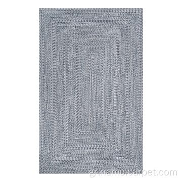 Bule Grey Design Patio Gardening Garden Outdoor Rugs